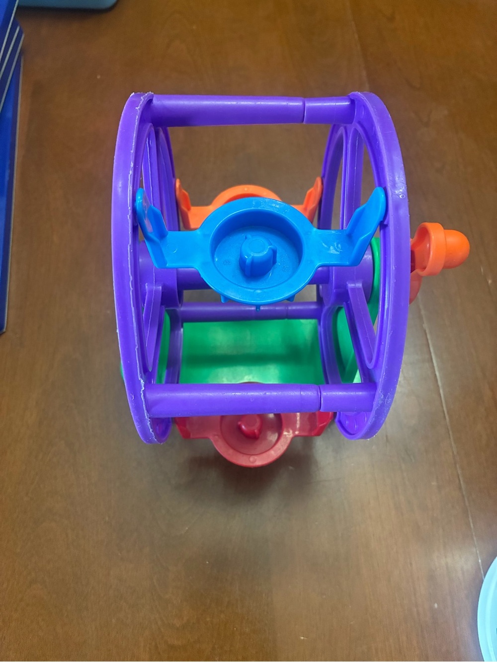 Interactive Spinning Activity Toy - Purple & Blue